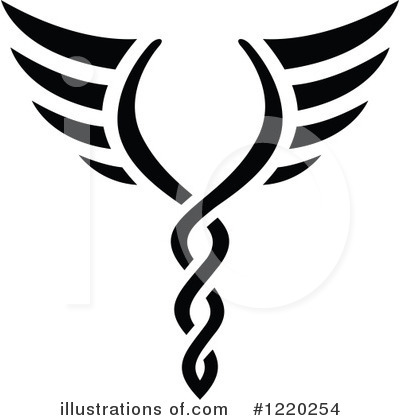 Royalty-Free (RF) Wings Clipart Illustration by cidepix - Stock Sample #1220254