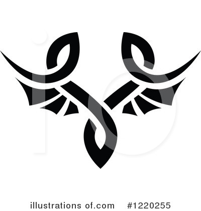 Royalty-Free (RF) Wings Clipart Illustration by cidepix - Stock Sample #1220255