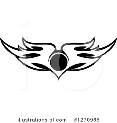Royalty-Free (RF) Wings Clipart Illustration by Vector Tradition SM - Stock Sample #1270965