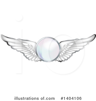 Royalty-Free (RF) Wings Clipart Illustration by inkgraphics - Stock Sample #1404106
