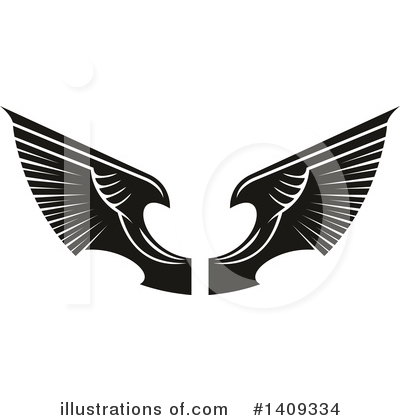 Royalty-Free (RF) Wings Clipart Illustration by Vector Tradition SM - Stock Sample #1409334