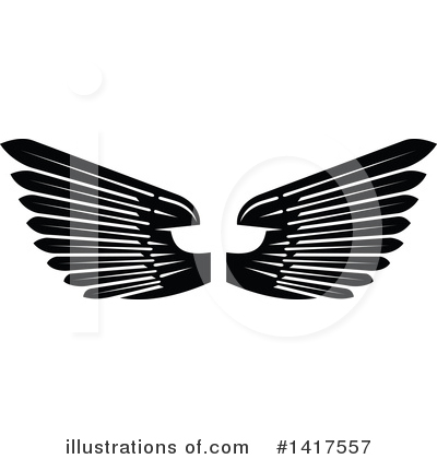 Royalty-Free (RF) Wings Clipart Illustration by Vector Tradition SM - Stock Sample #1417557