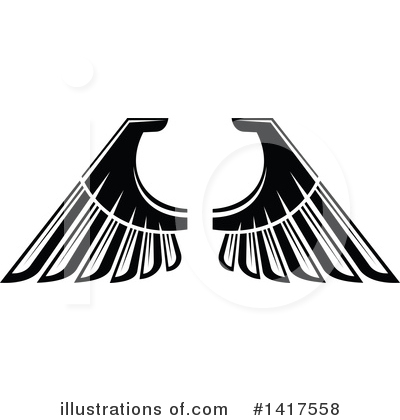 Royalty-Free (RF) Wings Clipart Illustration by Vector Tradition SM - Stock Sample #1417558