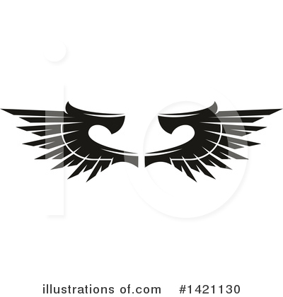 Royalty-Free (RF) Wings Clipart Illustration by Vector Tradition SM - Stock Sample #1421130