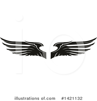 Royalty-Free (RF) Wings Clipart Illustration by Vector Tradition SM - Stock Sample #1421132