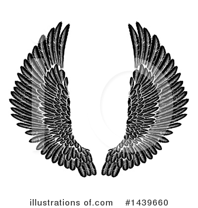 Royalty-Free (RF) Wings Clipart Illustration by AtStockIllustration - Stock Sample #1439660
