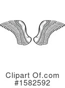 Wings Clipart #1582592 by Vector Tradition SM