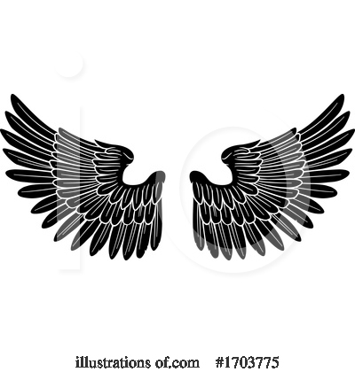 Royalty-Free (RF) Wings Clipart Illustration by AtStockIllustration - Stock Sample #1703775