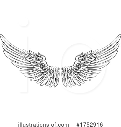 Royalty-Free (RF) Wings Clipart Illustration by AtStockIllustration - Stock Sample #1752916