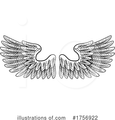 Royalty-Free (RF) Wings Clipart Illustration by AtStockIllustration - Stock Sample #1756922