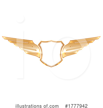 Winged Shield Clipart #1777942 by Vector Tradition SM