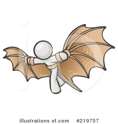 Royalty-Free (RF) Wings Clipart Illustration by Leo Blanchette - Stock Sample #219757