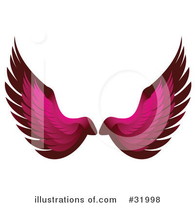 Royalty-Free (RF) Wings Clipart Illustration by elaineitalia - Stock Sample #31998