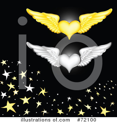Royalty-Free (RF) Wings Clipart Illustration by inkgraphics - Stock Sample #72100