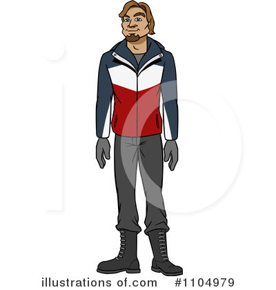 Royalty-Free (RF) Winter Apparel Clipart Illustration by Cartoon Solutions - Stock Sample #1104979