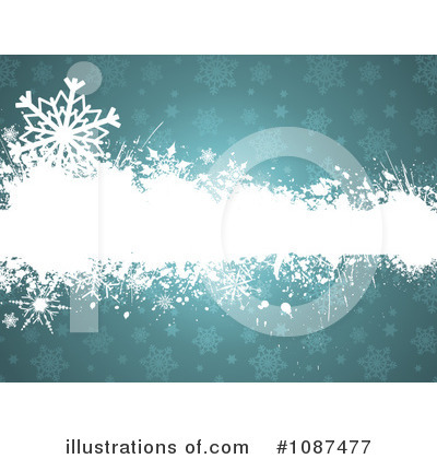 Royalty-Free (RF) Winter Background Clipart Illustration by KJ Pargeter - Stock Sample #1087477