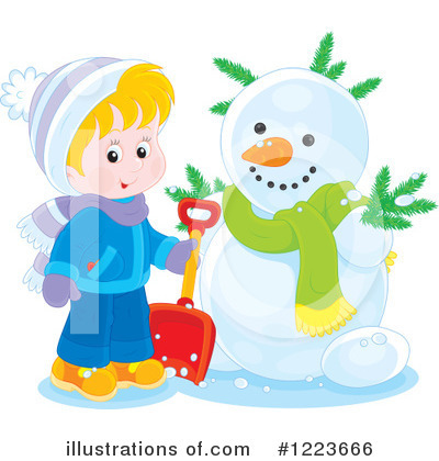 Royalty-Free (RF) Winter Clipart Illustration by Alex Bannykh - Stock Sample #1223666