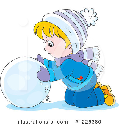 Snowball Clipart #1048253 - Illustration by toonaday