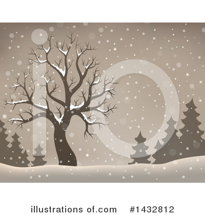 Royalty-Free (RF) Winter Clipart Illustration by visekart - Stock Sample #1432812