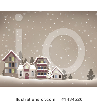 Royalty-Free (RF) Winter Clipart Illustration by visekart - Stock Sample #1434526
