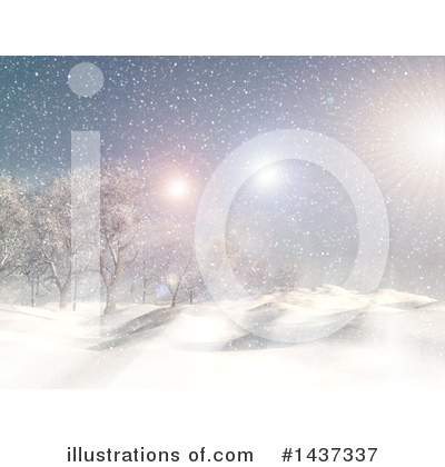 Royalty-Free (RF) Winter Clipart Illustration by KJ Pargeter - Stock Sample #1437337