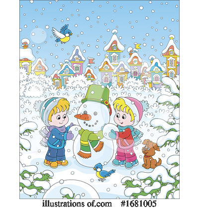 Royalty-Free (RF) Winter Clipart Illustration by Alex Bannykh - Stock Sample #1681005