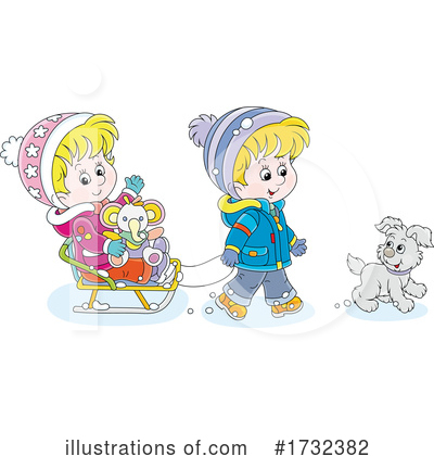 Winter Clipart #1732382 by Alex Bannykh