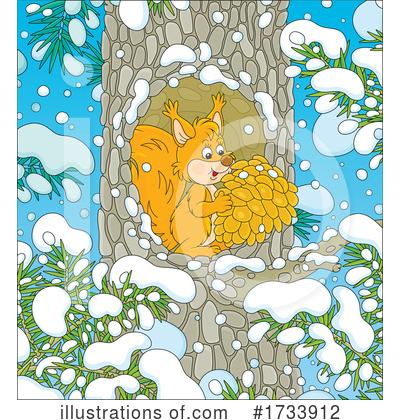 Royalty-Free (RF) Winter Clipart Illustration by Alex Bannykh - Stock Sample #1733912