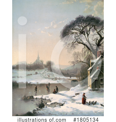 Royalty-Free (RF) Winter Clipart Illustration by JVPD - Stock Sample #1805134