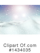 Winter Landscape Clipart #1434035 by KJ Pargeter