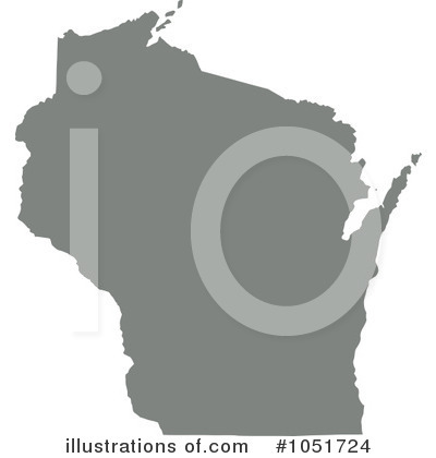 Royalty-Free (RF) Wisconsin Clipart Illustration by Jamers - Stock Sample #1051724