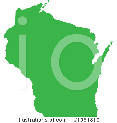 Royalty-Free (RF) Wisconsin Clipart Illustration by Jamers - Stock Sample #1051819