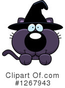 Witch Cat Clipart #1267943 by Cory Thoman