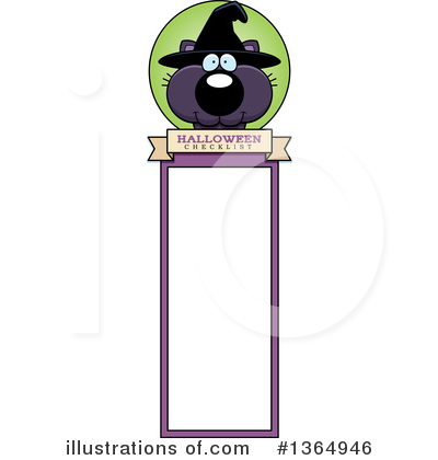 Royalty-Free (RF) Witch Cat Clipart Illustration by Cory Thoman - Stock Sample #1364946