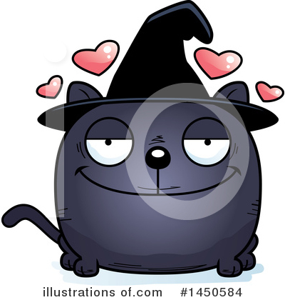 Royalty-Free (RF) Witch Cat Clipart Illustration by Cory Thoman - Stock Sample #1450584