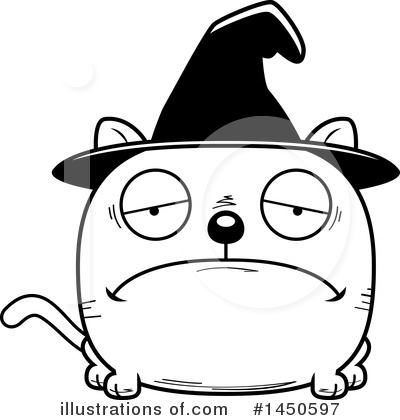 Royalty-Free (RF) Witch Cat Clipart Illustration by Cory Thoman - Stock Sample #1450597