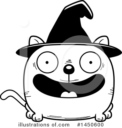 Royalty-Free (RF) Witch Cat Clipart Illustration by Cory Thoman - Stock Sample #1450600