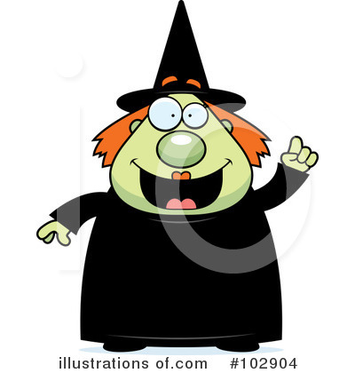 Royalty-Free (RF) Witch Clipart Illustration by Cory Thoman - Stock Sample #102904