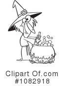 Witch Clipart #1082918 by toonaday