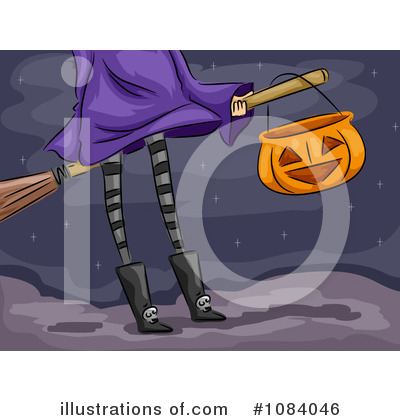 Royalty-Free (RF) Witch Clipart Illustration by BNP Design Studio - Stock Sample #1084046