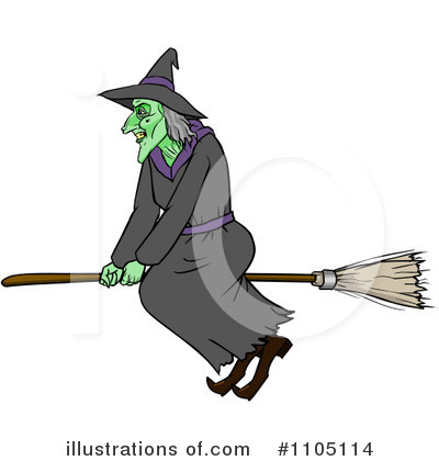 Witch Clipart #1105114 by Cartoon Solutions