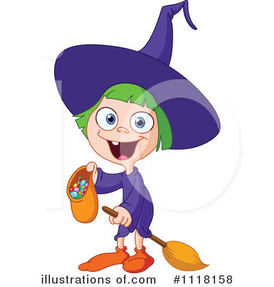 Royalty-Free (RF) Witch Clipart Illustration by yayayoyo - Stock Sample #1118158