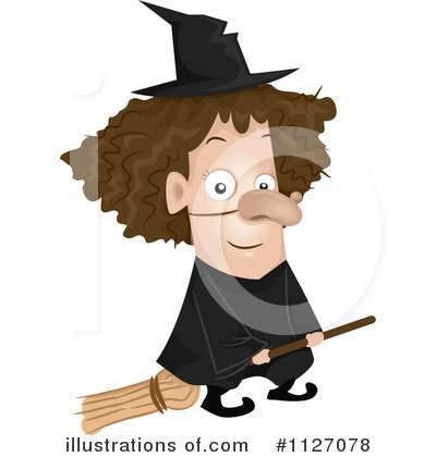 Royalty-Free (RF) Witch Clipart Illustration by BNP Design Studio - Stock Sample #1127078