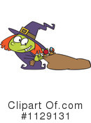 Witch Clipart #1129131 by toonaday