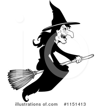 Witch Clipart #1151413 by Cory Thoman