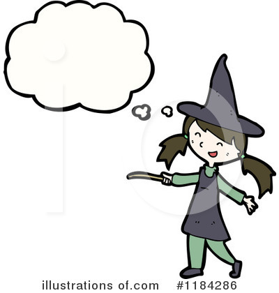 Royalty-Free (RF) Witch Clipart Illustration by lineartestpilot - Stock Sample #1184286