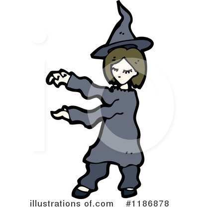 Royalty-Free (RF) Witch Clipart Illustration by lineartestpilot - Stock Sample #1186878