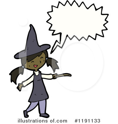 Royalty-Free (RF) Witch Clipart Illustration by lineartestpilot - Stock Sample #1191133