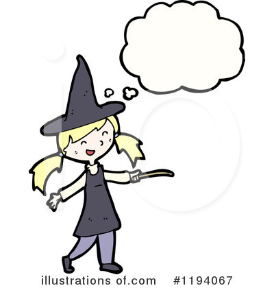 Royalty-Free (RF) Witch Clipart Illustration by lineartestpilot - Stock Sample #1194067
