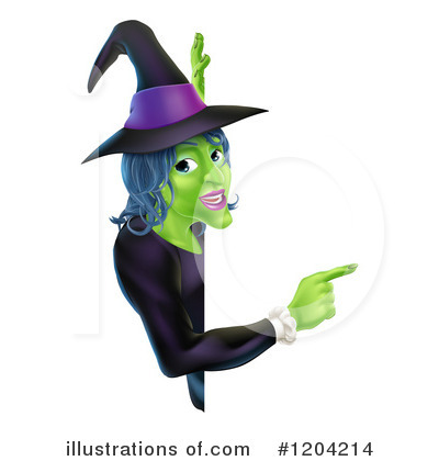 Royalty-Free (RF) Witch Clipart Illustration by AtStockIllustration - Stock Sample #1204214